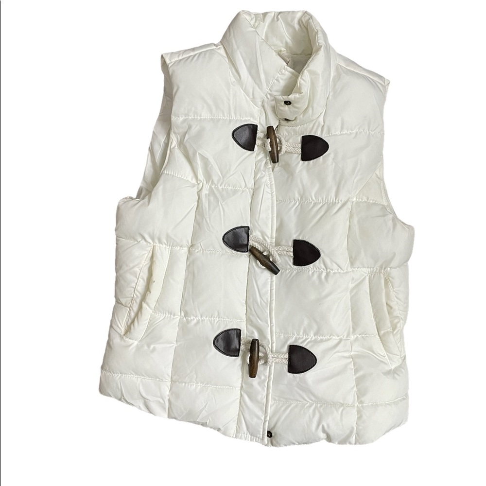 White Puffer Vest